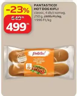 Auchan PANTASTICO! Hot-dog kifli ajánlat