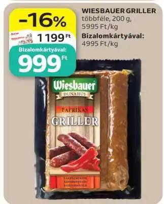Auchan WIESBAUER GRILLER ajánlat