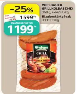 Auchan WIESBAUER GRILLKOLBÁSZ MIX ajánlat