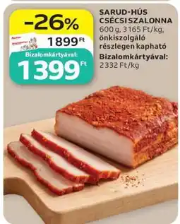 Auchan SARUD HÚS CSÉCSI SZALONNA ajánlat