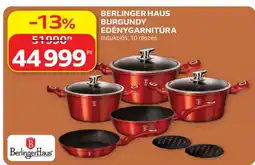 Auchan BERLINGER HAUS BURGUNDY EDÉNYGARNITÚRA ajánlat