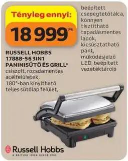 Auchan RUSSELL HOBBS 17888-56 3IN1 PANINISÜTŐ ÉS GRILL ajánlat