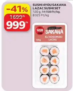 Auchan SUSHI 4YOU SAKANA LAZAC SUSHI SET ajánlat