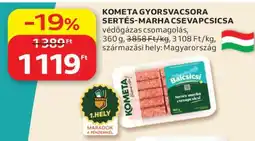 Auchan KOMETA GYORSVACSORA SERTÉS-MARHA CSEVAPCSICS ajánlat