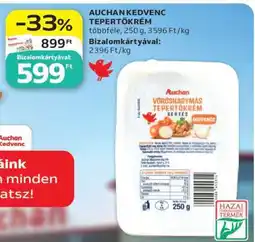 Auchan AUCHAN KEDVENC TEPERTŐKRÉM ajánlat