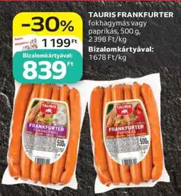 Auchan TAURIS FRANKFURTER ajánlat