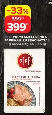 Auchan EFEF Pulykamell Sonka Paprikás Ízű Bevonattal ajánlat
