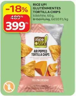 Auchan RICE UP! GLUTÉNMENTES TORTILLA CHIPS ajánlat