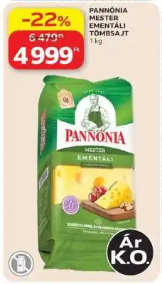 Auchan PANNÓNIA MESTER EMMENTÁLI TÖMBSAJT ajánlat