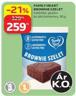 Auchan FAMILY HEART BROWNIE SZELET ajánlat