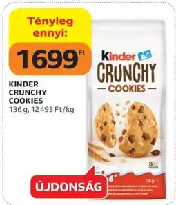 Auchan Kinder Crunchy Cookies ajánlat