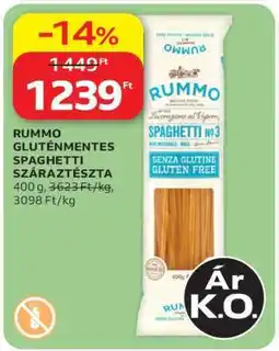Auchan RUMMO GLUTÉNMENTES SPAGHETTI SZÁRAZTÉSZTA ajánlat