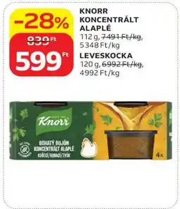 Auchan Knorr koncentrált alaplé ajánlat