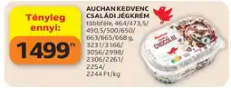 Auchan Auchan Kedvenc Családi Jégkrém ajánlat