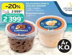 Auchan Gelatiamo Capricci Családi Jégkrém ajánlat