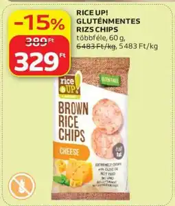 Auchan RICE UP! GLUTÉNMENTES RIZS CHIPS ajánlat