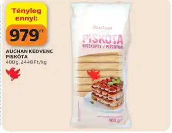 Auchan Auchan Kedvenc Piskóta ajánlat