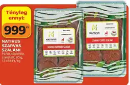 Auchan NATIVUS SZARVAS SZALÁMI ajánlat