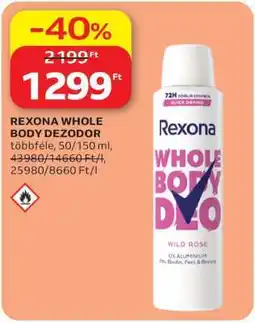Auchan REXONA WHOLE BODY DEZODOR ajánlat