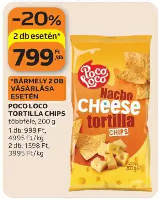 Auchan POCO LOCO Tortilla chips ajánlat
