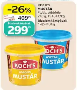 Auchan Koch's mustár ajánlat
