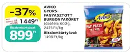Auchan AVIKO GYORSFAGYASZTOTT BURGONYAKÖRET ajánlat