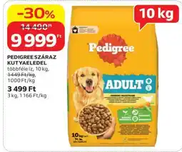 Auchan Pedigree száraz kutyaeledel ajánlat