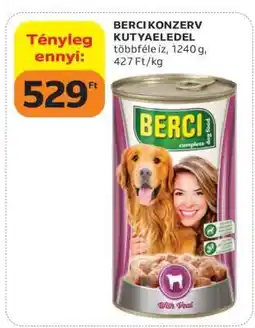 Auchan BERCI KONZERV KUTYAELEDEL ajánlat
