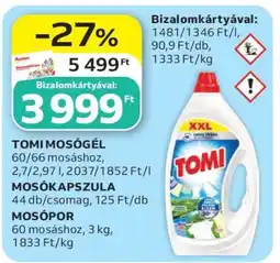 Auchan TOMI Mosógél ajánlat