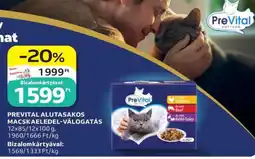 Auchan PREVITAL ALUTASAKOS MACSKAELEDEL-VÁLOGATÁS ajánlat