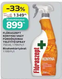 Auchan FLÓRASZEPT KONYHAI VAGY FÜRDŐSZOBAI TISZTÍTÓ SPRAY ajánlat