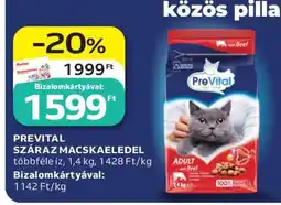 Auchan PREVITAL Száraz macskaeledel ajánlat