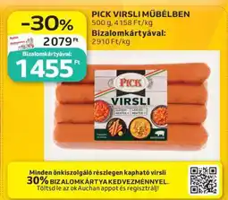 Auchan PICK VIRSLI MŰBÉLBEN ajánlat