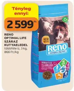 Auchan Reno Optimal Life Száraz Kutyaeledel ajánlat