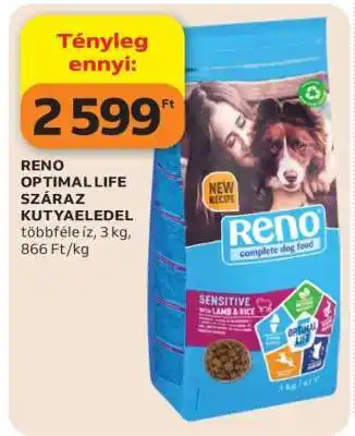 Auchan Reno Optimal Life Száraz Kutyaeledel ajánlat