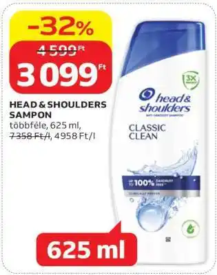Auchan HEAD & SHOULDERS Sampon ajánlat