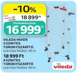 Auchan Vileda Mixer 3 Szintes Toronyszárító ajánlat