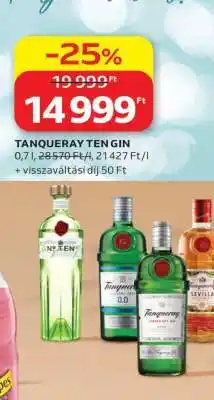 Auchan TANQUERAY TEN GIN ajánlat