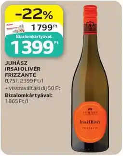 Auchan JUHÁSZ IRSAI OLIVÉR FRIZZANTE ajánlat
