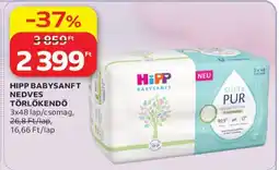 Auchan HIPP BABYSANFT NEDVES TÖRLŐKENDŐ ajánlat