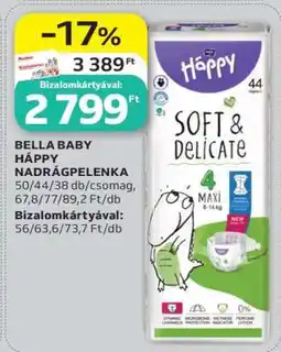 Auchan Bella Baby Happy Nadrágpelenka ajánlat