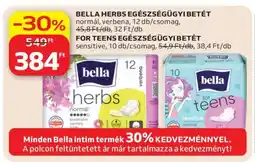 Auchan Bella Herbs egészségügyi betét ajánlat