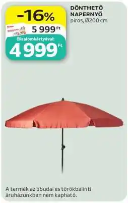 Auchan Dönthető napernyő ajánlat