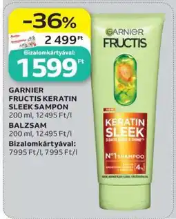 Auchan GARNIER FRUCTIS KERATIN SLEEK SAMPON ajánlat