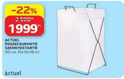 Auchan ACTUEL Összecsukható szennyestartó ajánlat