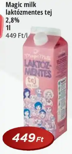 Real Magic milk laktózmentes tej 2,8% ajánlat