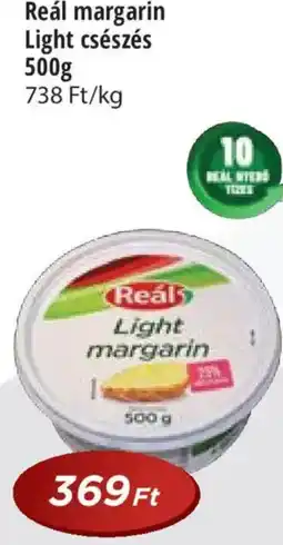 Real Reál margarin Light csészés ajánlat