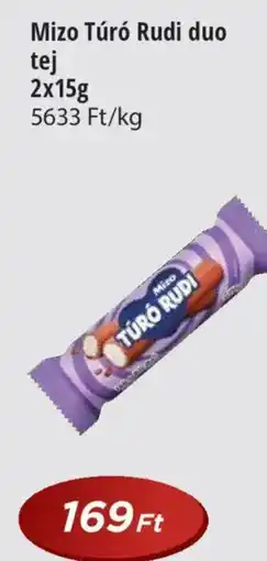 Real Mizo Túró Rudi duo tej ajánlat