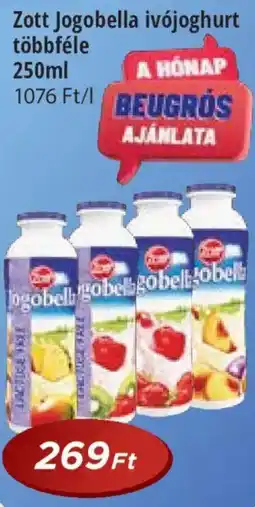 Real Zott Jogobella ivójoghurt többféle ajánlat