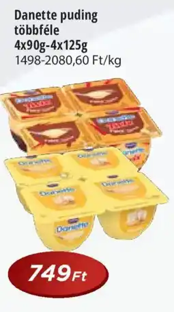 Real Danette puding többféle ajánlat